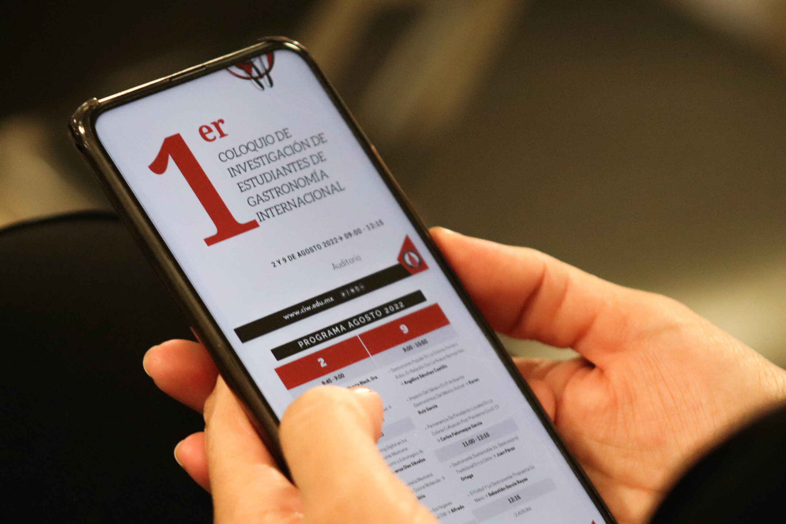 1er Coloquio Gastronomía Internacional